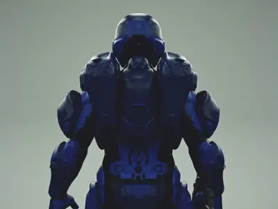 HALO 5 spartan athlon armor 3D model