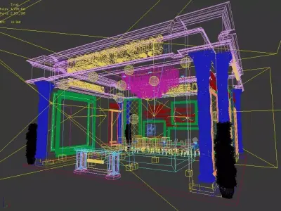 Exhibition - Area - 8X9-3DMAX2012-024 3D model