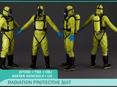 RADIATION PROTECTIVE SUIT 3D model