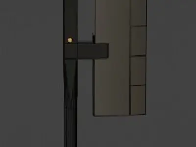 low-poly weapon Free low-poly 3D model