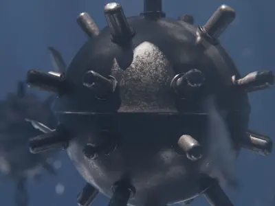 Under Sea Mine 3D model