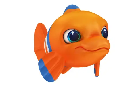 Big Carton Sea Creatures Collection 30 in 1 3D model
