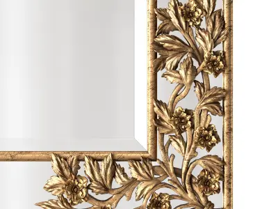 SPECCHIERA CON ROSELLINE 3D model