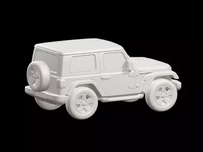 Jeep Wrangler 3D Model 3D print model