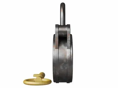 Padlock 3D model get