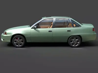 Daewoo Nexia Sedan - High Quality 3D Model 3D model
