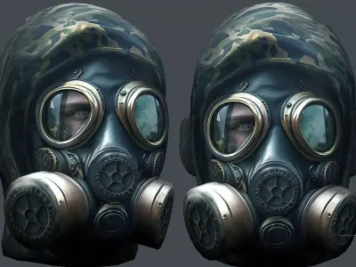 Helmet 3d model military combat Military Low-poly Low-poly Low-poly 3D model purchase