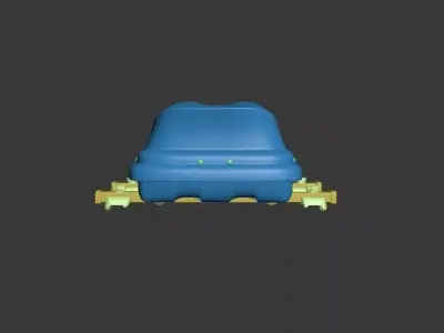 Car roof cargo box 3D print model
