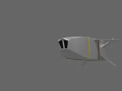 Turkish SOM-J standoff cruise missile-free Free 3D model