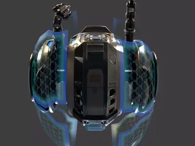 Sci-fi Drone RAV 3D model
