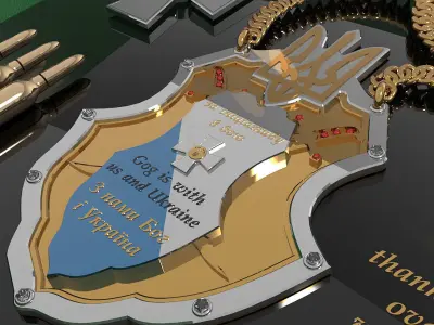 reward Ukraine 3D model