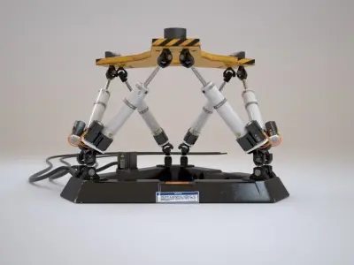 Hexapod Platform 3D model