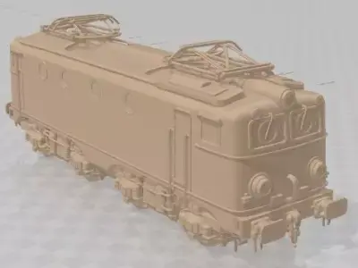Locomotive - Alsthom 7600 Printable 3D print model