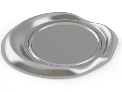 Wax seal Silver 3D model purchase
