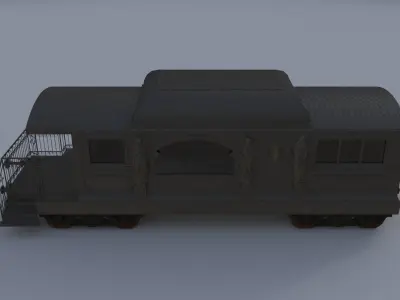 Trainwagoncoachshop 3D model