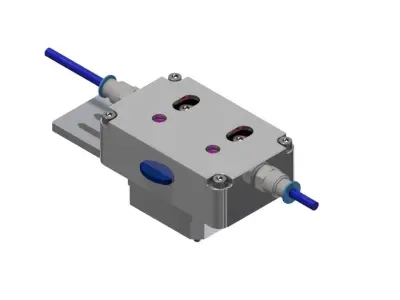 3D printer dual drive Extruder 3D model