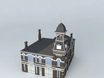 Stn 5 St Paul Minnesota Former Fire Station 5 built in1882  w... Free 3D model