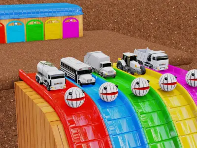 Vehicles Hate Pacman 3D model