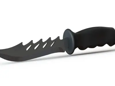 Hunting Knife  3D print model