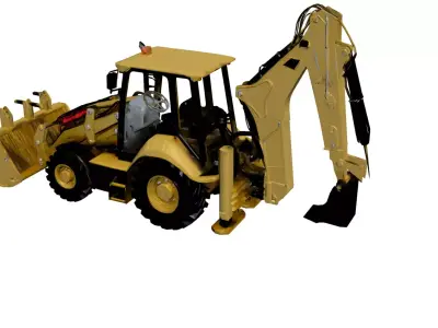 Industrial Wheel Loader Model Heavy Duty Construction Machine 01 3D model