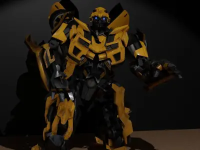 Bumblebee Transformer 3D model