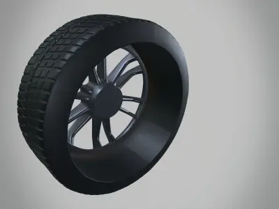 Car Tire 3D model by Asset-World