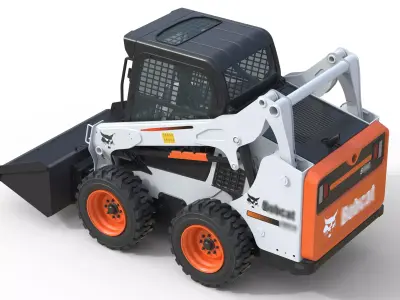 BobCat Steer Loader S590 Low-poly 3D model