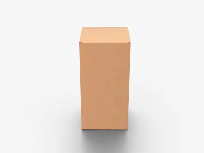 Tuck Top Boxes – Tall and Regular Set 3D model