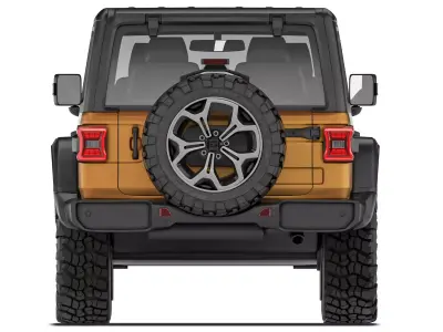 Jeep Wrangler 2 door 2024 3D model