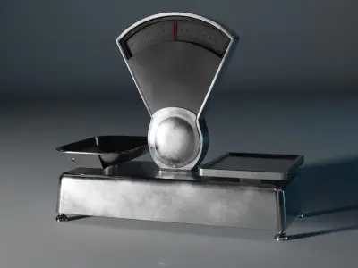 Balance Scale 3D model get