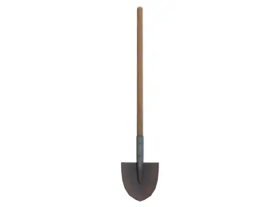 Spade 3d model Low-poly 3D model