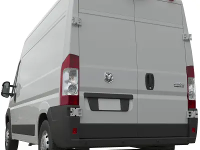 2024 Ram ProMaster L2H2 Detailed interior 3D model
