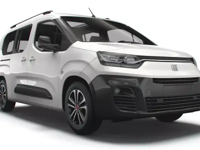 Fiat E-Doblo 361 XL 2023 3D model