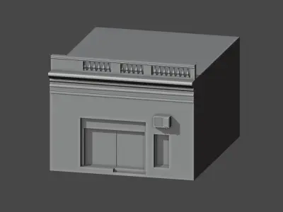 Buenos Aires Style Building 1 Free 3D model