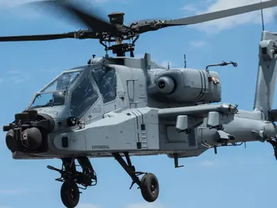 AH-64 Apache Helicopter Printable Scale Model STL 3D print model