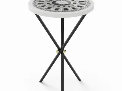 Set Coffee Table Low-poly 3D model