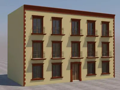 Mexican House  3D model get