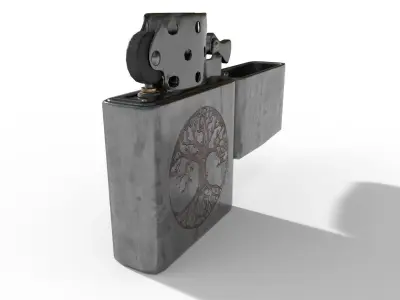 Lighter Zippo - PBR Game Ready Low-poly 3D model
