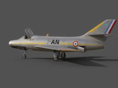 MYSTERE IV  N 117  Provence Nancy Free 3D model