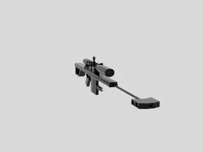Barrett M82 3D model