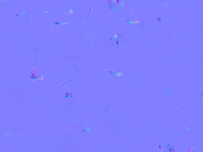 Blue Airplane 3D model