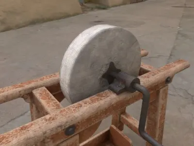Old Grinstone 3D model