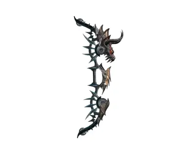 GodSlayer Bow Low-poly 3D model