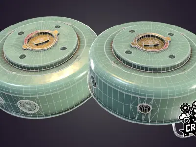 M20 Anti-Tank Game Ready PBR Asset Free low-poly 3D model