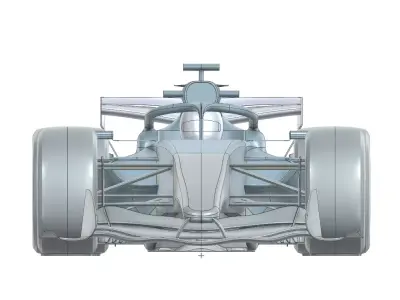 F1 2026 RB22 Full Car CFD Model 3D model