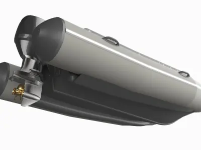 Rigid Hull Inflatable Boat 3D model