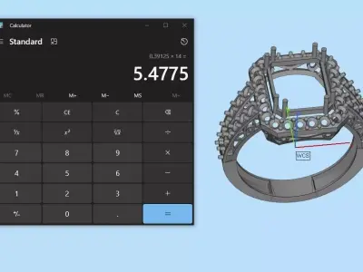 EMRELD CUTT RING 3D print model purchase