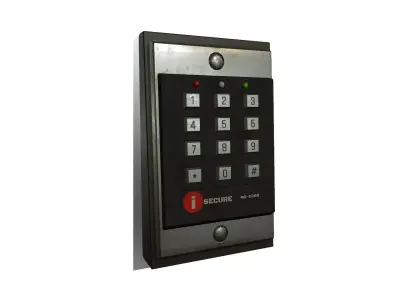 Security Keypad Lock Low-poly PBR Low-poly 3D model