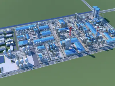 Coal Chemical Industry 3D model