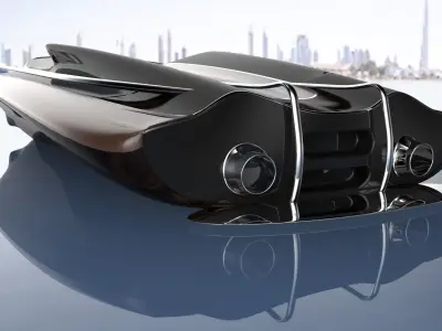 Speed Boat B7R Free 3D model